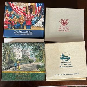 Set of 15 White House ornaments